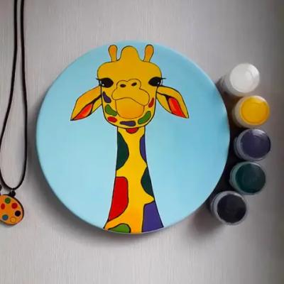 دیوارکوب سفالی زرافه