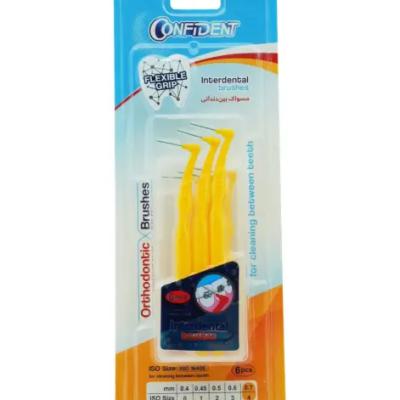 مسواک بین دندانی 6 عددی کانفیدنت سایز 0.7 mm