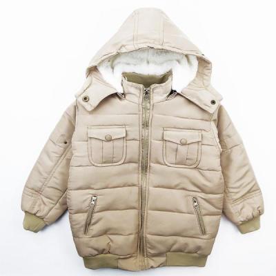 کاپشن پسرانه چهار جیب استخوانی کد 10465