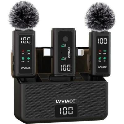 میکروفون بی‌سیم LVVIACE مدل K6 مناسب آیفون و اندروید