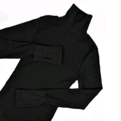 بادی یقه اسکی آستین فینگری زنانه