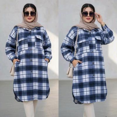 مانتو پشمی بلند زنانه