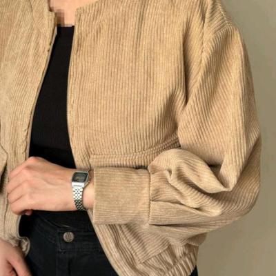 بامبر جکت سویشرت زنانه کبریتی