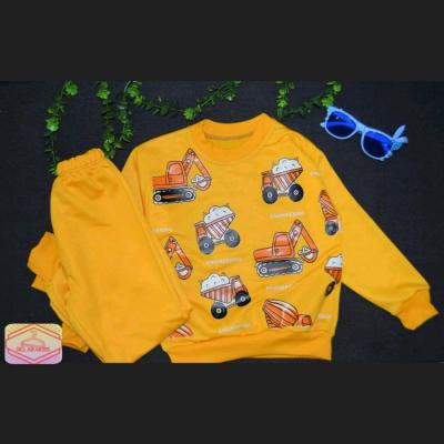 بلوز شلوار پسرونه طرح جرثقیل