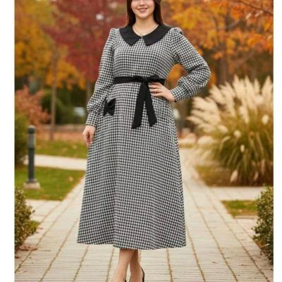 پیراهن روزمره زنانه پشمی میسان برند مدل پوپک پیراهن بلند