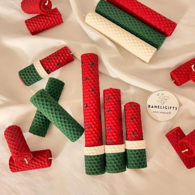 گیفت شمع رولی مدل هندوانه شب یلدا