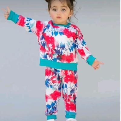 بلوزشلوار دخترانه طرح پاییزی 6تا12ماه