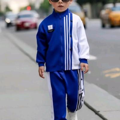 ست ورزشی پسرانه بادگیری پا رچه کتان سایز45