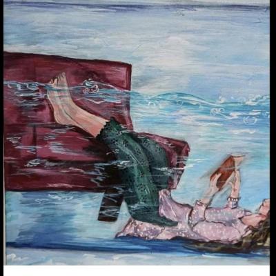 تابلو نقاشی مدرن اورجینال