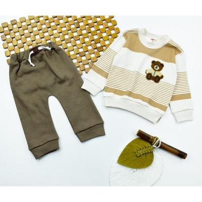 بلوز شلوار تدی پسرانه نوزادی کد 10735