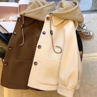 پالتو کلاهدار زنانه مدل ستیا جنس فوتر درجه یک