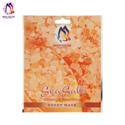 ماسک نقابی صورت نمک دریایی high color ( باز شدن منافذ و شادابی پوست )