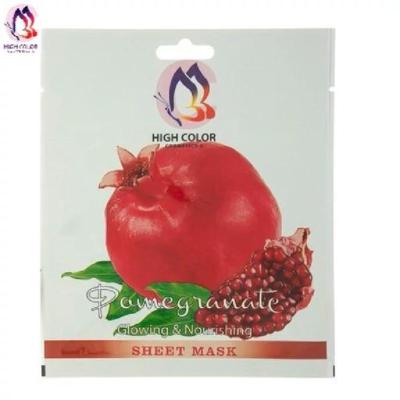 ماسک نقابی صورت انار high color ( سم زدایی و تمیز کننده پوست )