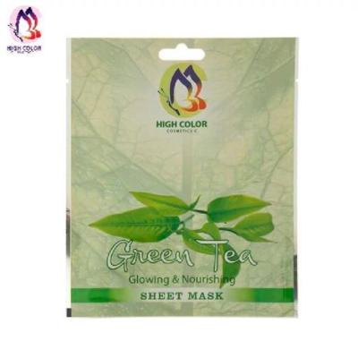 ماسک نقابی صورت چای سبز high color ( ضدپیری ، رفع پف و سیاهی دور چشم )