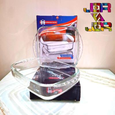 انواع تابه بلور ظرف سرو مرغ ، ماهی ، تنقلات، ژله ، کیک