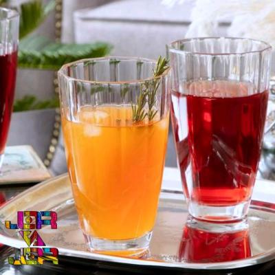 لیوان بلند مدل دسپینا بسیار شیک بسته 6 عددی بلور اصفهان با جعبه کادویی