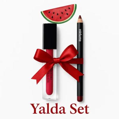 پک یلدایی رژ لب مایع و مداد لب میچانو