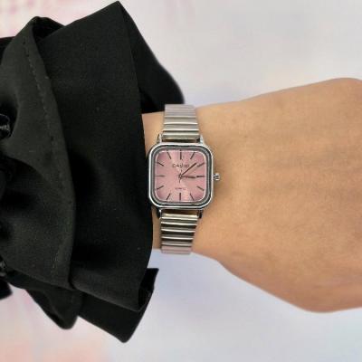 ساعت مچی زنانه کاسیو صفحه صورتی