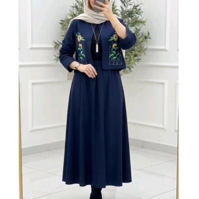 ست کت دامن مجلسی زنانه مدل شیدا جنس مخمل کبریتی درجه یک +گلدوزی