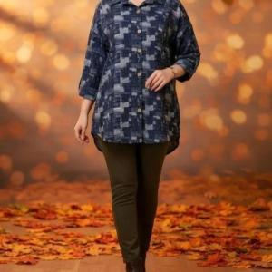 شومیز گازوییلی ویسکوز ریون