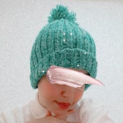 کلاه دستباف اسپرت کش بافت رنگ سبز