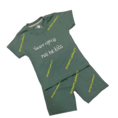 ست تیشرت شلوارک دخترانه و پسرانه ست تیشرت شلوارک اسپرت بچگانه