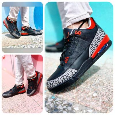 کتانی مردانه نایک ایر جردن با زیره ترمو مشکی