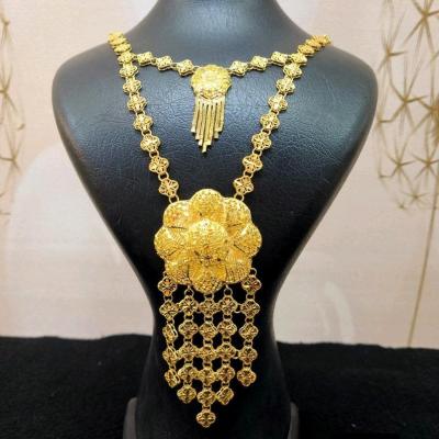 گردنبند بحرینی نقره روکش طلا