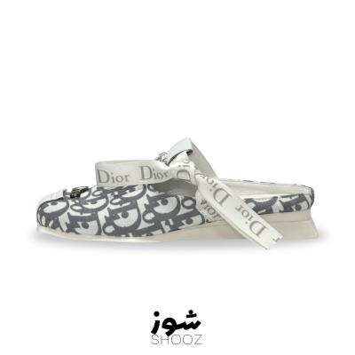 صندل دمپایی زنانه دیور مدل کلاسیک چهارفصل رنگ طوسی /ارسال رایگان