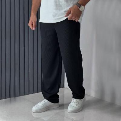 شلوار بگ مراکشی میله ای رنگ مشکی