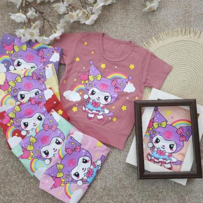 تیشرت وشلوارک دخترانه کرومی