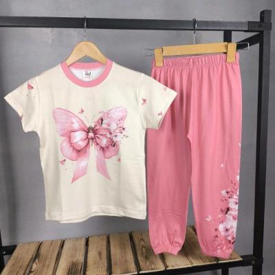 تیشرت وشلوار دخترانه پروانه
