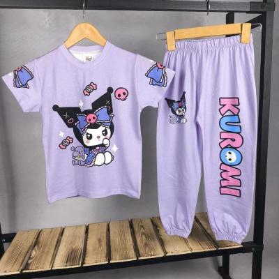 تیشرت وشلوار دخترانه کرومی