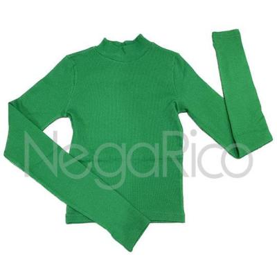 کراپ کبریتی یقه ایستاده آستین بلند