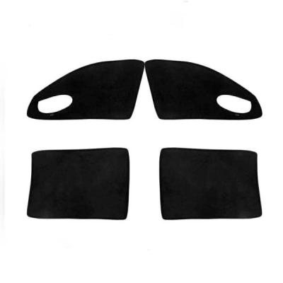 پرده شیشه بغل قالبی پراید بسته 4 عددی | فنری و تاشو