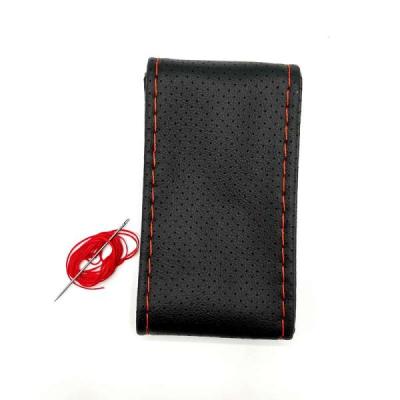 دور فرمان دوختنی مشکی خط قرمز کدD02