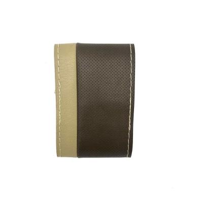 دور فرمان دوختنی رنگ قهوه ای کرمی کدD05