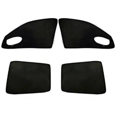 پرده شیشه بغل قالبی دنا بسته 4 عددی | فنری و تاشو