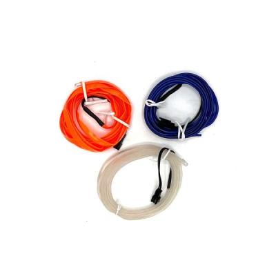 چراغ ال وایر لبه دار خودرو با ترانس طول 200 سانتیمتر