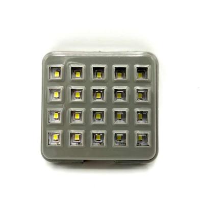 چراغ سقف خودرو پراید رنگ یخی 20 LED