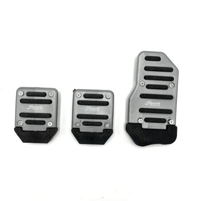 روکش پدال خودرو رنگ خاکستری مدل XB 373