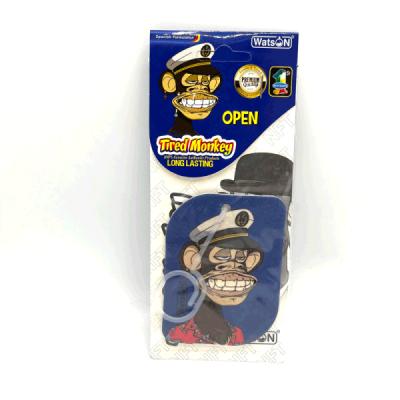 خوشبو آویز کارتی طرح میمون رایحه OPEN