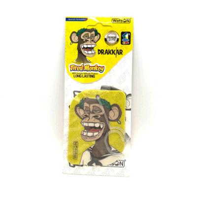 خوشبو آویز کارتی طرح میمون رایحه DRANKKAR