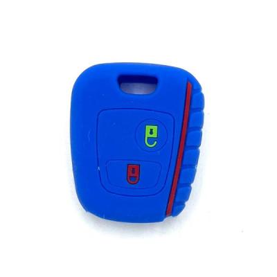 کاور ریموت پژو 206 و پژو207 مدل ژله ای رنگ آبی کد K07