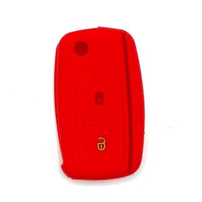 کاور ریموت پژو 405 و پژو پارس مدل ژله ای رنگ قرمز کد K03