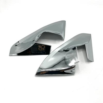 قاب لچکی آینه پراید طرح استیل 2 عددی کد G11