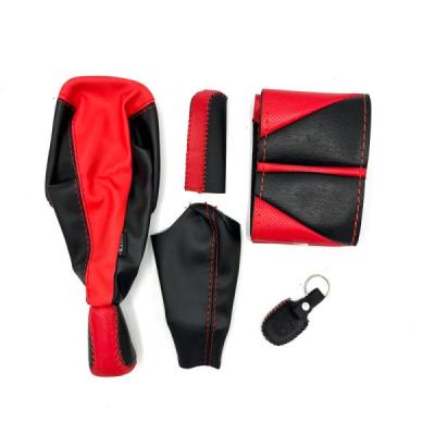 ست دورفرمان دوختنی و سردنده و کاور سوئیچ پراید کدS01