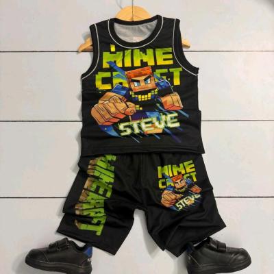 تاپ و شلوارک ماینکرافت پسرانه