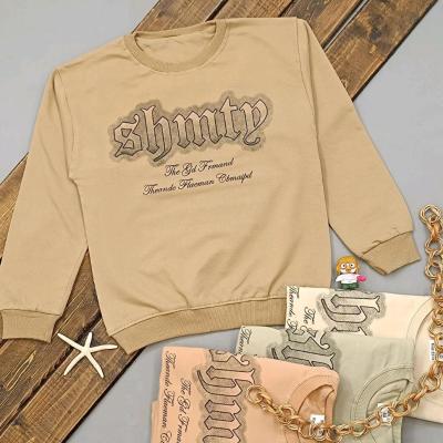 بلوز اسپرت دخترانه/پسرانهshmtyپشت ورو چاپ