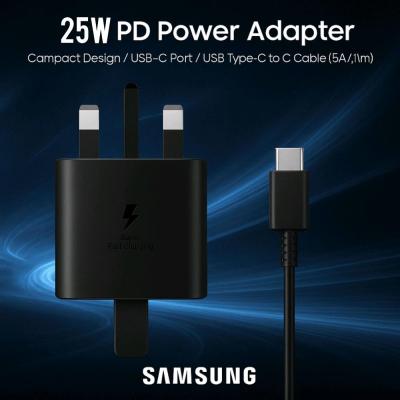 شارژر 25 وات اصلی سامسونگ با گارانتی بی قید و شرط 6 ماهه